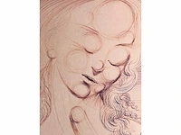 (naar) salvador dali - soft madonna - litho - afbeelding 1 van  4