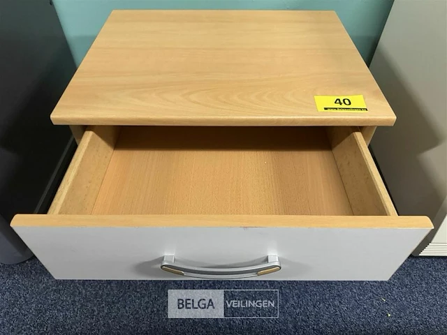 Nachtkastje met 1 lade - afbeelding 2 van  2