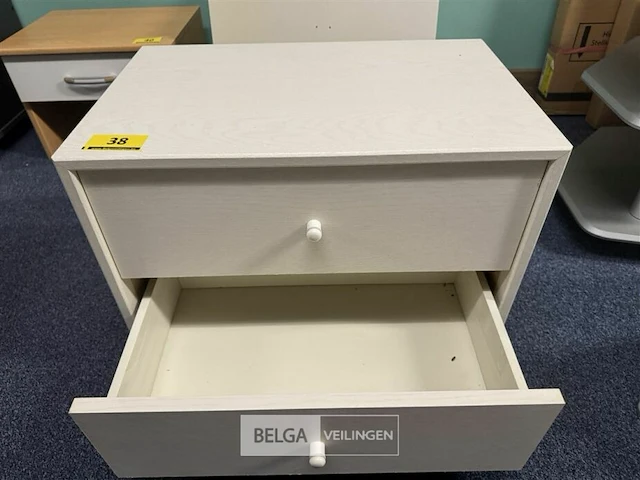 Nachtkastje met 2 lades - afbeelding 2 van  2