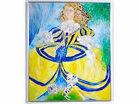 Nadine van lierde - meisje van velasquez - olie op doek - afbeelding 2 van  5