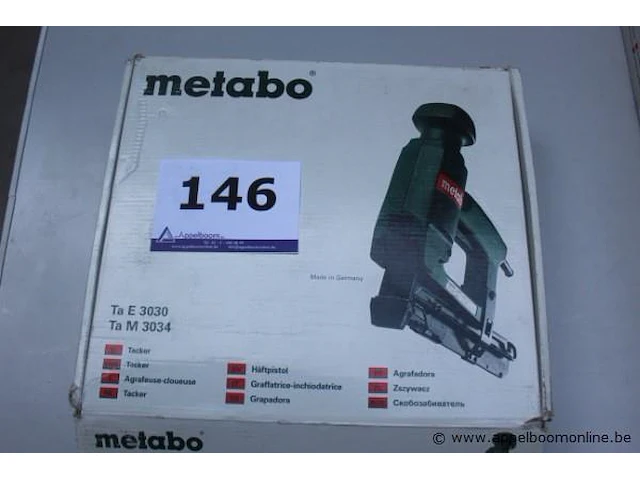 Nagelpistool metabo, ta e 3030 - afbeelding 1 van  2