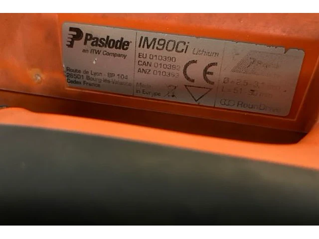 Nagelpistool paslode - afbeelding 5 van  5