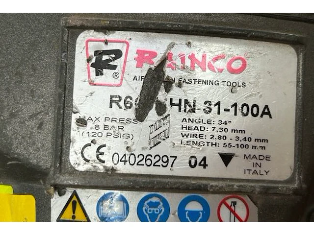 Nagelpistool rainco - afbeelding 5 van  5