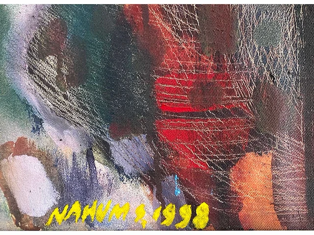 Nahum suwarsita - my dream city - gemengde techniek op doek - afbeelding 3 van  9