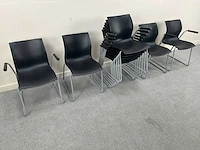 Nami - stapelbare kantinestoel - canteen chair (10x) - afbeelding 2 van  4