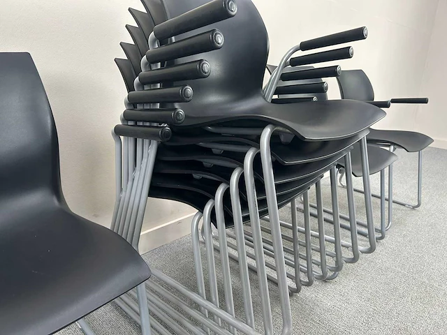 Nami - stapelbare kantinestoel - canteen chair (10x) - afbeelding 3 van  4