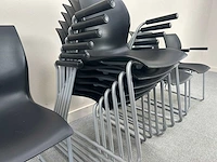 Nami - stapelbare kantinestoel - canteen chair (10x) - afbeelding 3 van  4