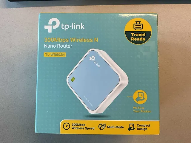 Nano router tp-link tl-wr802n - afbeelding 1 van  4