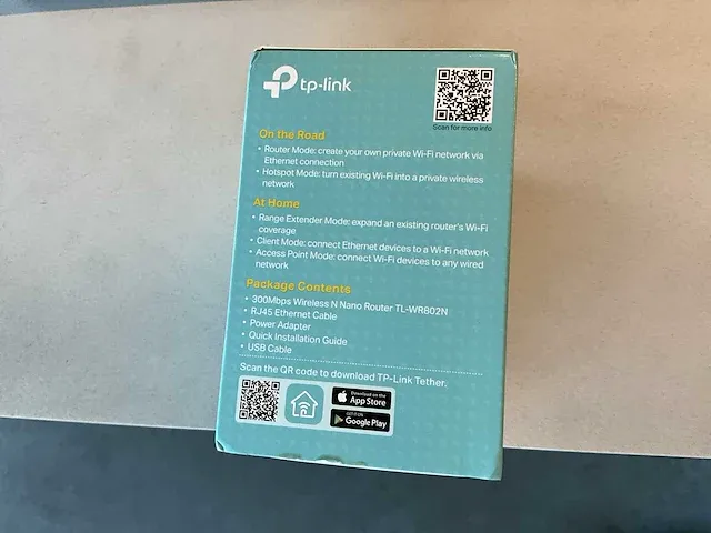 Nano router tp-link tl-wr802n - afbeelding 4 van  4