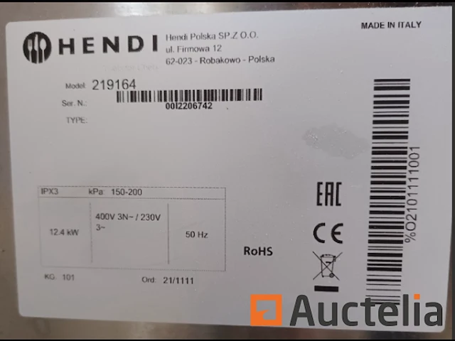 Nano scroll combinatie stoomoven | 7 x gn1/1 | handmatig bediend - afbeelding 12 van  25