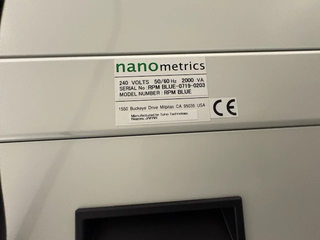 Nanometrics rpm blue - 150mm photoluminescence measurement - afbeelding 2 van  10