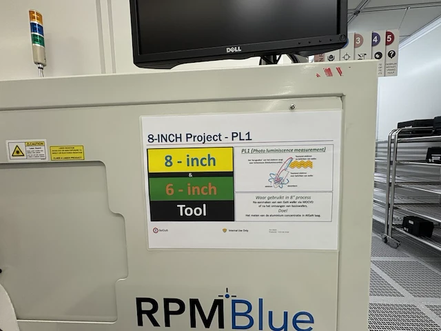 Nanometrics rpm blue - 150mm photoluminescence measurement - afbeelding 8 van  10