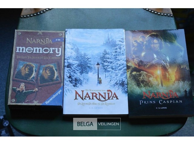 Narnia 2 boeken en memory spel - afbeelding 1 van  3