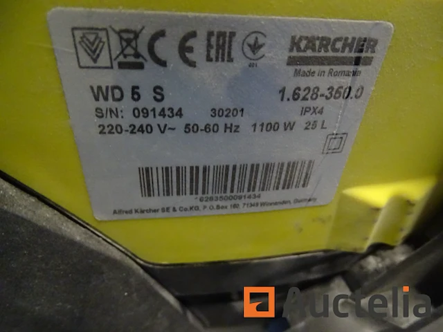 Nat- en droogzuiger karcher wd 5 s - afbeelding 2 van  11