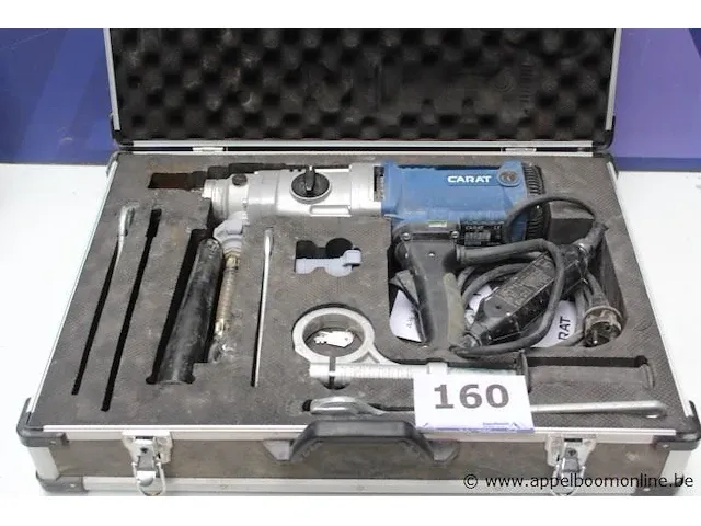 Nat-/droogboormachine carat a-2212, in koffer - afbeelding 1 van  4
