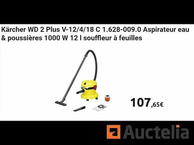 Nat-/droogzuiger karcher wd 2 plus - afbeelding 1 van  3