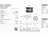 Natural igi certificate diamond- round 0.30 cts h vs2 - afbeelding 5 van  5