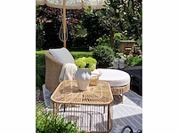 Naturel rotan tuin salontafel - afbeelding 3 van  7