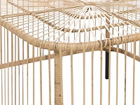 Naturel rotan tuin salontafel - afbeelding 6 van  7