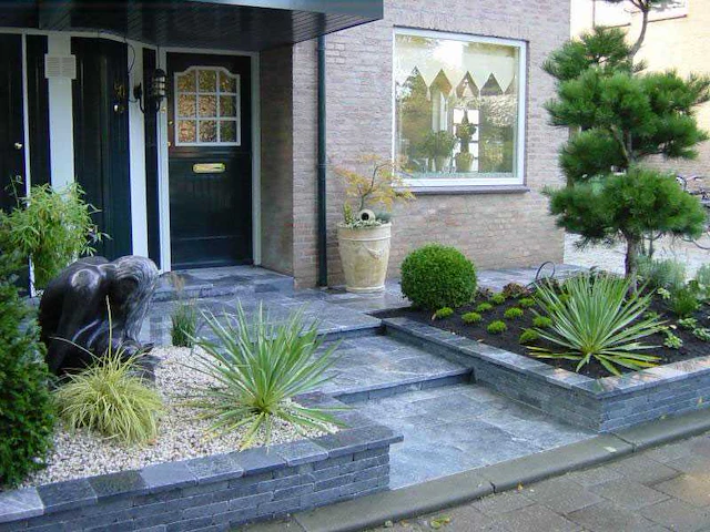 Natuursteen blauwe hardsteen tegels 31 m² - afbeelding 1 van  6