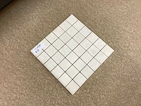 Natuursteen limestone beige 5x5 cm mozaïektegel 30x30 cm 70 stuks - afbeelding 3 van  7