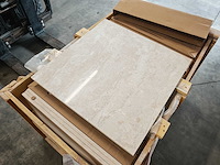 Natuursteen marmer beige gepolijst 60x60x1,5 cm tegels 43,2 m² - afbeelding 2 van  6
