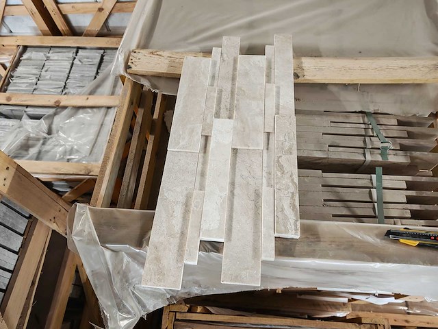 Natuursteen marmer beige honed 15x61x2 cm tegels 40,88 m² - afbeelding 3 van  7