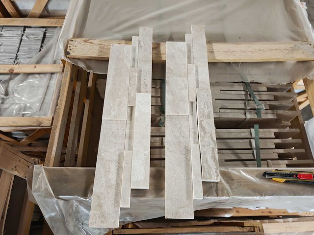 Natuursteen marmer beige honed 15x61x2 cm tegels 40,88 m² - afbeelding 7 van  7