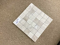Natuursteen marmer beige mozaïektegel 30x30 cm 161 stuks - afbeelding 4 van  6