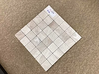 Natuursteen marmer beige mozaïektegel 30x30 cm 161 stuks - afbeelding 5 van  6