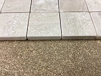 Natuursteen marmer beige mozaïektegel 30x30 cm 161 stuks - afbeelding 6 van  6