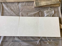 Natuursteen marmer champagne gepolijst 30,5x30,5 cm tegel 66 m² - afbeelding 12 van  14