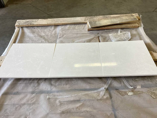 Natuursteen marmer champagne gepolijst 30,5x30,5 cm tegel 66 m² - afbeelding 13 van  14
