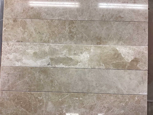 Natuursteen marmer creme gepolijst 10x60 cm tegel 30 m² - afbeelding 18 van  18