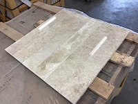Natuursteen marmer creme gepolijst 10x60 cm tegel 30 m² - afbeelding 6 van  18