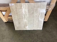 Natuursteen marmer creme gepolijst 10x60 cm tegel 30 m² - afbeelding 12 van  18