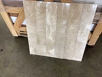 Natuursteen marmer creme gepolijst 10x60 cm tegel 30 m² - afbeelding 14 van  18