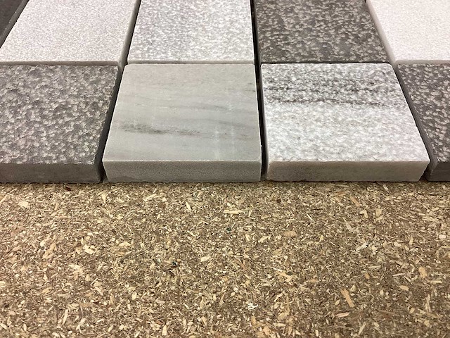 Natuursteen marmer mix kleur 5x5 cm mozaïektegel 30x30 cm 75 stuks - afbeelding 7 van  7