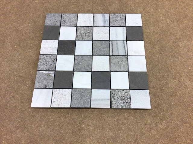 Natuursteen marmer mix mozaïektegel 30,5x30,5 cm 5,76 m² - afbeelding 2 van  3