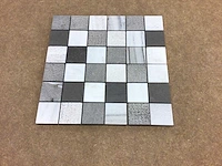 Natuursteen marmer mix mozaïektegel 30,5x30,5 cm 5,76 m² - afbeelding 2 van  3