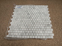 Natuursteen marmer wit 30x30 cm mozaïektegel 9 m² - afbeelding 1 van  8