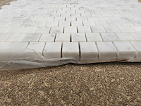 Natuursteen marmer wit 30x30 cm mozaïektegel 9 m² - afbeelding 4 van  8