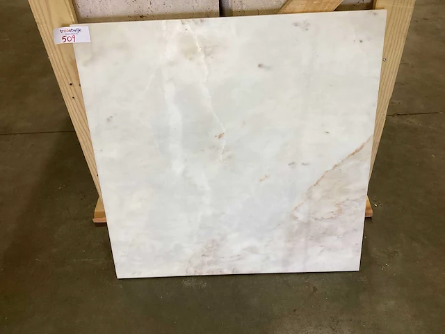 Natuursteen marmer wit calacatta 61x61 cm tegel 50,23 m² - afbeelding 9 van  16