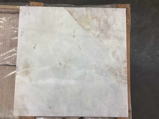 Natuursteen marmer wit calacatta 61x61 cm tegel 60,28 m² - afbeelding 1 van  16