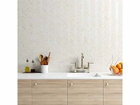 Natuursteen marmer wit calacatta 7,5x30,5 cm tegel 40 m² - afbeelding 2 van  6