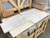 Natuursteen marmer wit gepolijst 30x60x2 cm tegels 60 m² - afbeelding 7 van  7