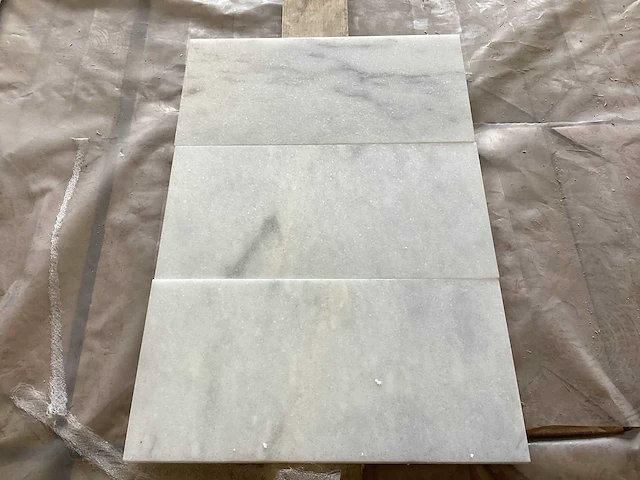 Natuursteen marmer wit gezoet vloertegel 15,2x30,5 cm 66 m² - afbeelding 3 van  15