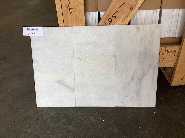 Natuursteen marmer wit gezoet vloertegel 15,2x30,5 cm 66 m² - afbeelding 8 van  15
