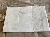 Natuursteen marmer wit gezoet vloertegel 15,2x30,5 cm 66 m² - afbeelding 2 van  15