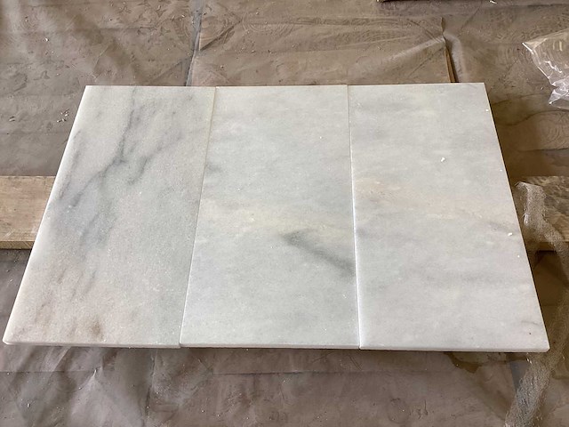 Natuursteen marmer wit gezoet vloertegel 15,2x30,5 cm 66 m² - afbeelding 14 van  15